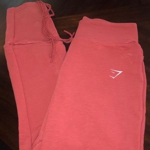 Gymshark high waist joggers sz Medium CORAL NWOT